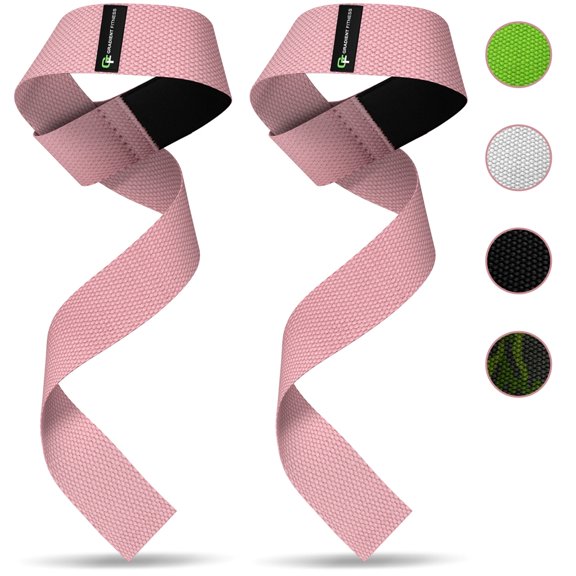 Gradient Fitness Weight Lifting Wrist Straps | 2 Pk | Neoprene Padded | Unisex | (20" L x 1.5" W)