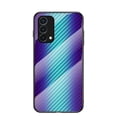 thumbnail image 1 of Gradient Glass Fiber Cases for OnePlus Nord N200 5G 2021, Allytech Lightweight Shockproof Hard Tempered Glass Back Cover + Soft Silicone Edge Protective Case for OnePlus Nord N200(6.49"), Blue, 1 of 8