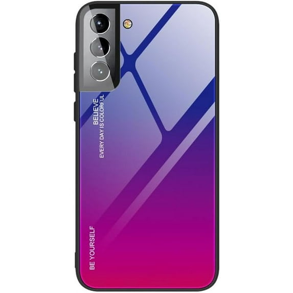 Gradient Glass Soft Edge Phone Case, Multi-Color Available, Drop-Proof and Wear-Resistant for Samsung Galaxy S24 S23 S22 S21 S20 Ultra Plus Note20 Phone Case (A4,Note 20)