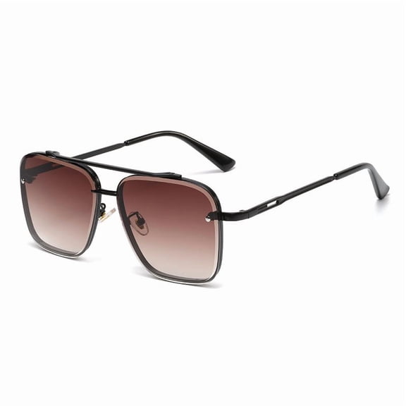 Gradient Glasses Lightweight Fashion Eyewear For Outdoor Activities With 4 Lens And All-Season Comfort, Brown