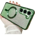 thumbnail image 1 of Gradient Glitter  [Compatible with MagSafe Wireless Charging] TPU Case Compatible with Samsung Galaxy Case (Galaxy Note20 Ultra,Green), 1 of 6