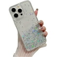 thumbnail image 1 of Gradient Glitter fine Hole All-Inclusive Phone case, Full Star Design, Fresh and Simple, Drop-Proof, for iPhone 15 14 13 12 11 Pro Max Mini XS XR 7 8 Phone Case (Transparent,iPhone 7P/8P), 1 of 8
