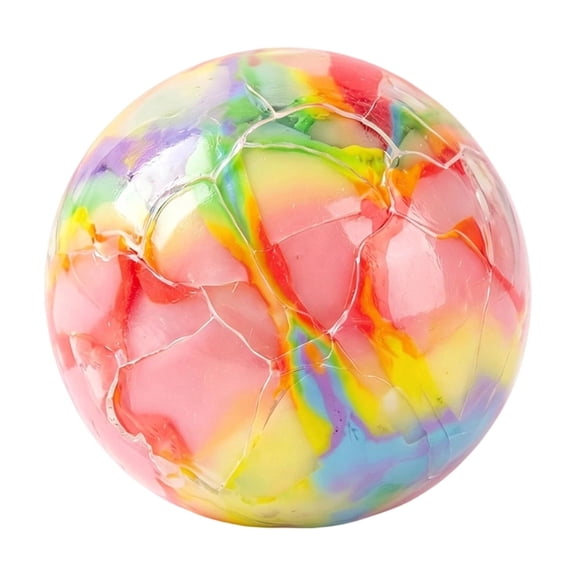 Gradient Glutinous Rice Ball Squishy Toys, Squeeze Rainbow Stress Balls, Fidget Ornament for Office Relaxation, Indoor Desk Decor & Holiday Present Supplies