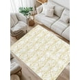 thumbnail image 1 of Gradient Gold Area Rug for Bedroom 5x7 Ft Tree Branch Super Soft fuzzy Throw Rug Non-Slip Fluffy Plush Indoor Floor Carpet for Living Room Nursery Home Decor, 1 of 8