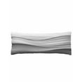 thumbnail image 1 of Gradient Grey Body Pillow Cover 20 x 54 Inch Decorative Pillow Cover Abstract Wave Striped Abstract Geometric Lumbar Pillowcase Seasonal Rectangle Cushion Case for Couch Sofa Bed Living Room, 1 of 7