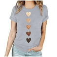 thumbnail image 1 of Gradient Heart Printed Shirts for Women Valentines Crewneck Tunic Tops Lightweight Casual Tees Cute Graphic Shirt Holiday Outfits Fashion Trendy Tunics Cute Funny Gifts for Wife, 1 of 7
