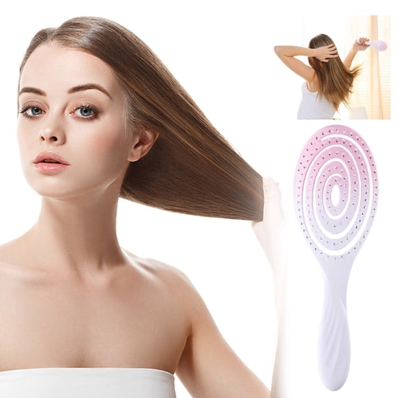 Gradient Hollow Comb Hair Brush for Effortless Styling and Gentle Detangling on All Hair Types