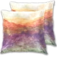 thumbnail image 1 of Gradient Ink Art Paint Throw Pillow Covers 20x20 Inch 2 Packs Decorative Square for Living Room Couch Bed Sofa, 1 of 6