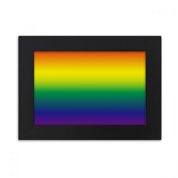 Gradient LGBT Rainbow Desktop Photo Frame Ornaments Picture Art Painting