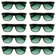 thumbnail image 1 of Gradient Lens Sunglasses Set of 10, Bulk Pack - UV Protection, Perfect for Parties, Beach, Pool, Outdoor Events - Green, 1 of 8