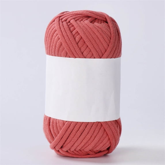 Gradient Milk Cotton Yarn for Hand Knitting Scarves Hats DIY Crochet Weaving Thread Craft Supply Red
