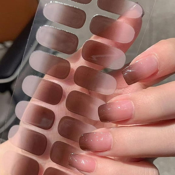 Gradient Nail Patch Spring/Summer Fresh Nail Stiers. H6V1