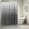 thumbnail image 1 of Gradient Pattern Bathroom Shower Curtain with 12 Reinforced Metal Hooks Elegant Modern Decor Heavyweight Polyester Fabric Easy Care Machine Washable Water Resistant for Bath Decor, 1 of 6