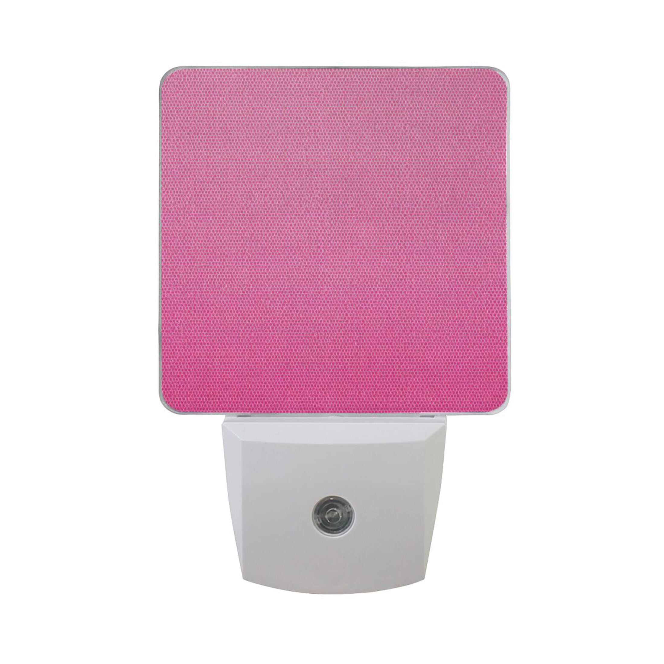 Gradient Pink Fabric Texture LED Night Light Sensor Lamp Plug-in ...