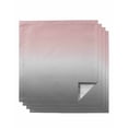 thumbnail image 1 of Gradient Pink Grey, Cloth Napkins Washable Set of 4, Modern Abstract Color Ombré Art Reusable Dinner Table Napkins Cloth Bulk for Weddings Kitchen Restaurants Hotel Events Parties 20 x 20 Inch, 1 of 9