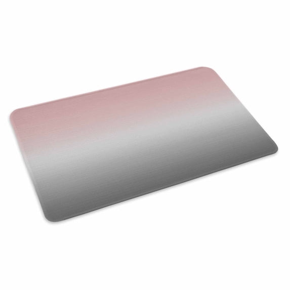 Gradient Pink Grey Doormat Outdoor Entrance 24"x36", Modern Abstract Color Ombré Art Absorb Moisture Dirt Door Mats, Non-Slip Rubber Backing Floor Mats Indoor, Low-Profile Front Door Rugs