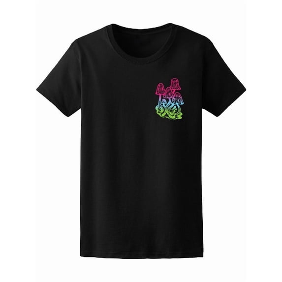 Gradient Pink Mushrooms T-Shirt Men -Image by Shutterstock, Male XX-Large