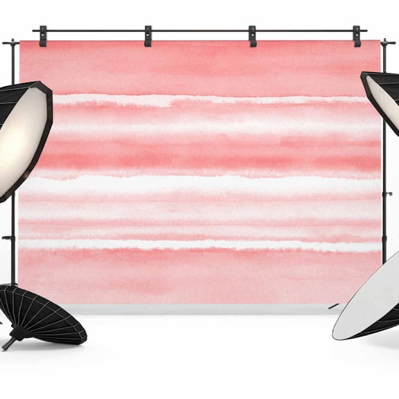 Gradient Pink Photography Backdrop 7x5FT, Watercolor Abstract Gradient Pink Water Ripples Photo Backdrops, Background for Photography Studio Photo Studio Background, Back Drop for Photoshoot
