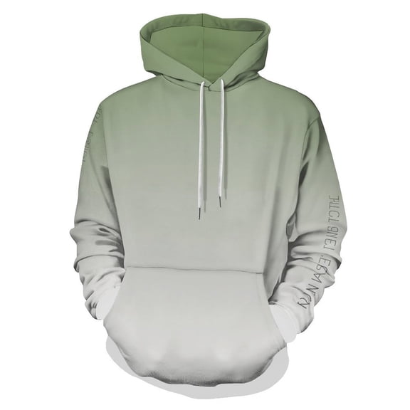 Gradient Purple 3D Print Hoodie Men Women Autumn Thin Pullover Sweatshirt Vintage Streetwear Tops