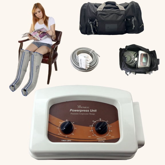 Gradient Sequential Compression Pump ,Garment Pair & Carry Bag,- Medium Half Leg Complete Set