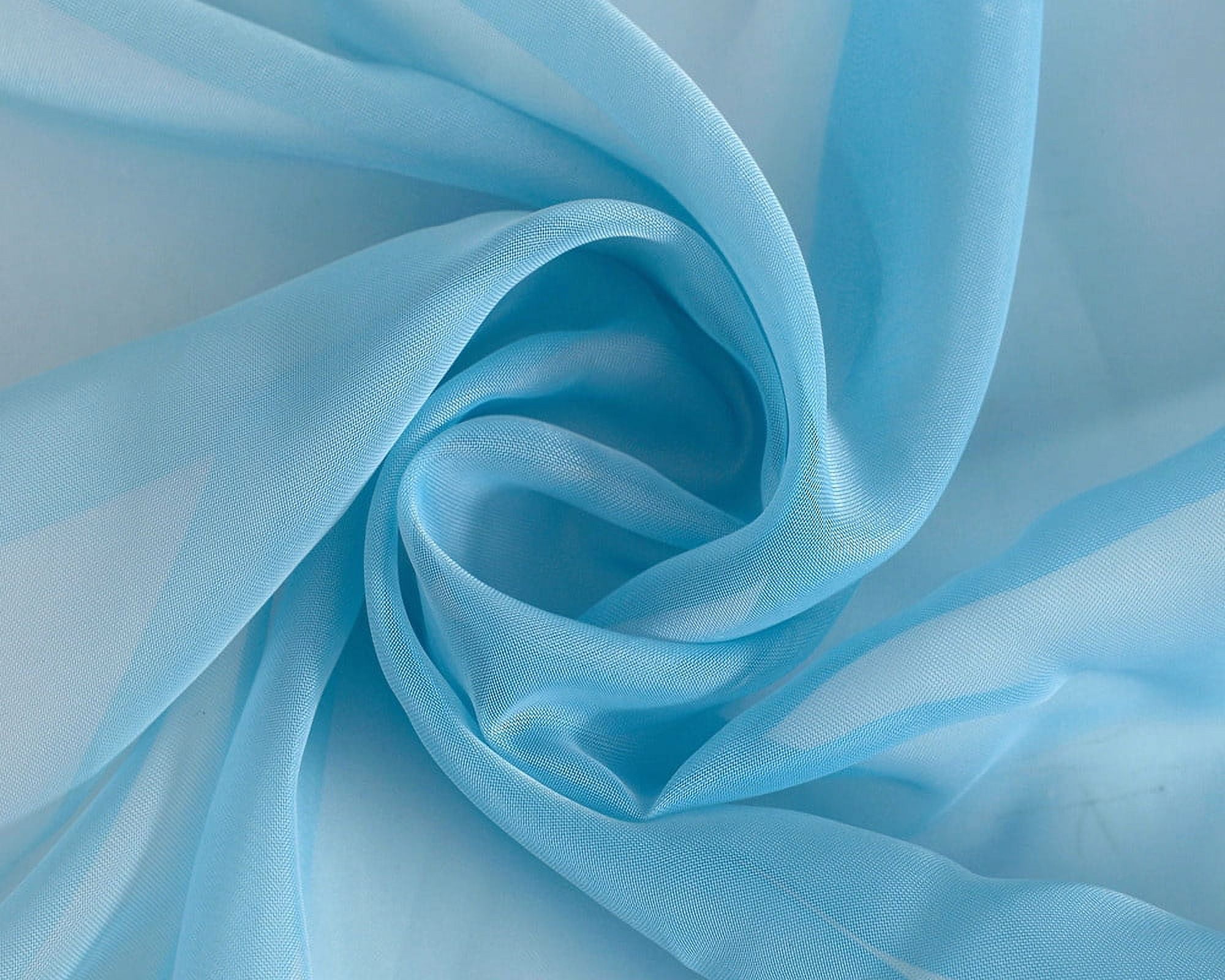 Gradient Sheer Window Scarf Valance Sheer Fabric for Draping Curtain