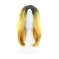 thumbnail image 1 of Gradient Short Straight Wig - Synthetic High Temperature Silk, Adjustable, for /Party/Daily, 1 of 2