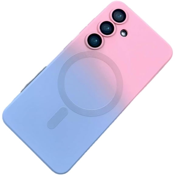Gradient Soft Case for Samsung Galaxy S25 S24 S23 S22 S21 S20 Ultra Plus Fe Note 20 10 S23fe S24fe Charge Covers on(for Samsung Note 10/Pink Blue)
