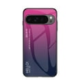 thumbnail image 1 of Gradient Tempered Glass Case Compatible with Google Pixel 9/9 Pro, Slim Anti-Scratch Shockproof Protective Lightweight Glossy Back Cover for Google Pixel 9/9 Pro Case Wireless Charging - Rose, 1 of 10