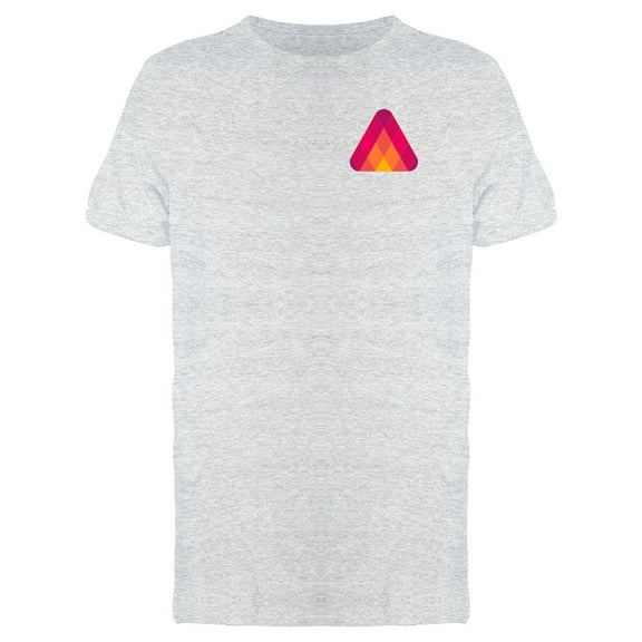 Gradient Triangle Upperside T-Shirt Men -Image by Shutterstock, Male Small