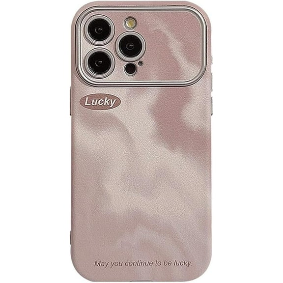 Gradient Water Ripple Leather Soft  for iPhone Case (White,iPhone 13 Pro)