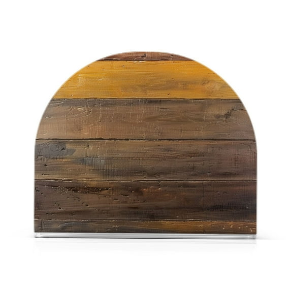 Gradient Wood Color Napkin Holder for Table Clear Napkin Stand Paper Holder Acrylic Organizer Dispenser Napkins for Dinner Kitchen Restaurant Room