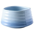 thumbnail image 1 of Gradient thread water bowl pet bowl ceramic cat bowl - light blue, 1 of 5