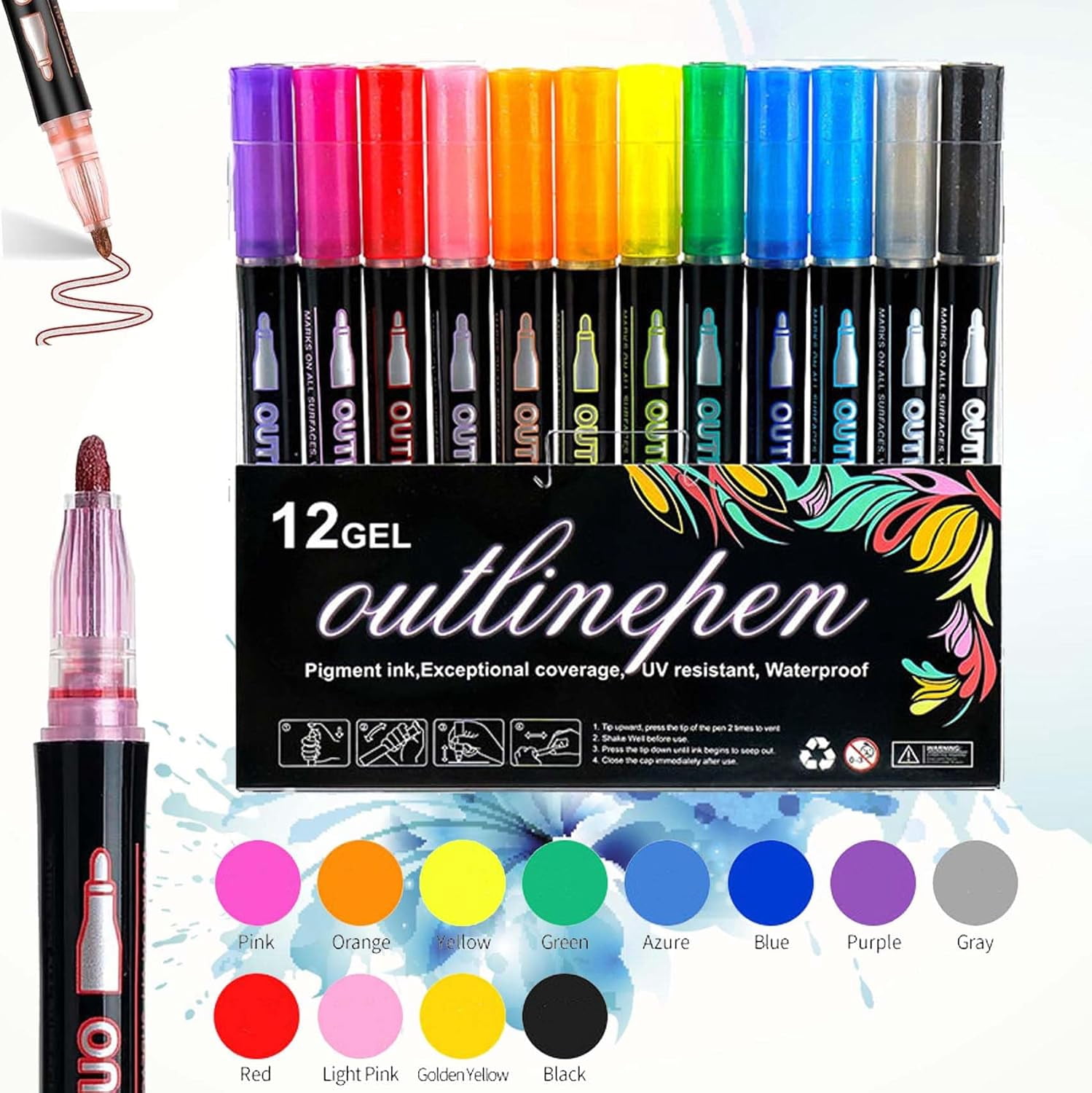 Scribling Gradient Gradientcolor Marker Pen for Highlight,Sakesfor/Neattidyly Magische ...