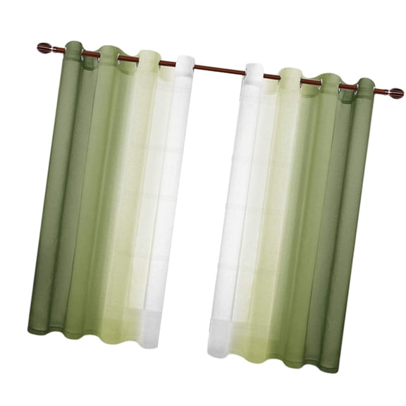 Gradients Dream Sheer Curtains for Living Room Bedroom Bay Window Modern