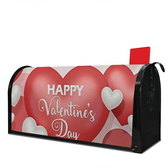 Gradual Change Of Heart Mailbox Covers Magnetic Letter Box Wrap Standard Size 21x18 Inch Mailbox Decor Post Letter Box Decoration for Outdoor Garden Yard