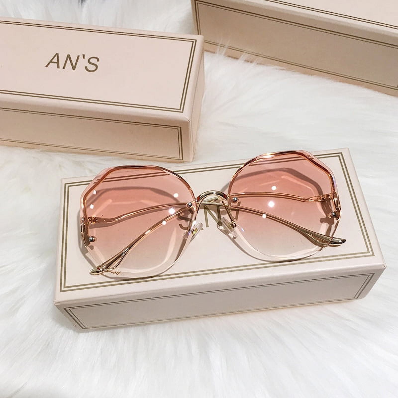 Buy SOHI Vixen Pink Oversized Sunglasses (50) Online