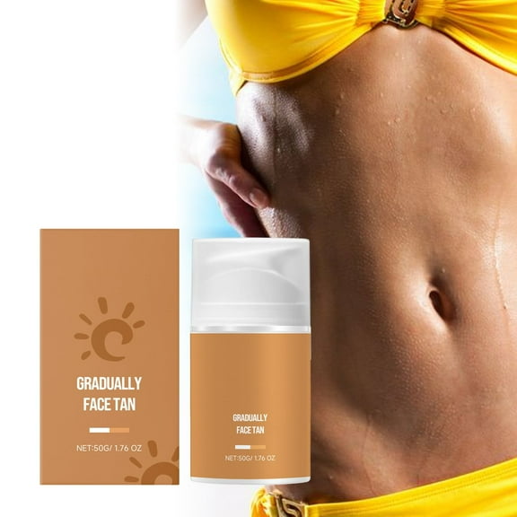 Gradual Self Tanning Lotion For Face & Body Streak Natural Looking Tan Non Staining Long Lasting Sunless Tanning Drops For Glowing Skin