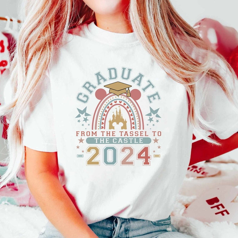 Graduate 2024 Disnyye World Shirt, Disnyye Graduate Shirt, From the