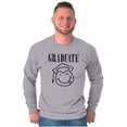 thumbnail image 1 of Graduate 90s Throwback Graduation Plus Size Long Sleeve Graphic Tee Shirt Brisco Brands 2X, 1 of 5