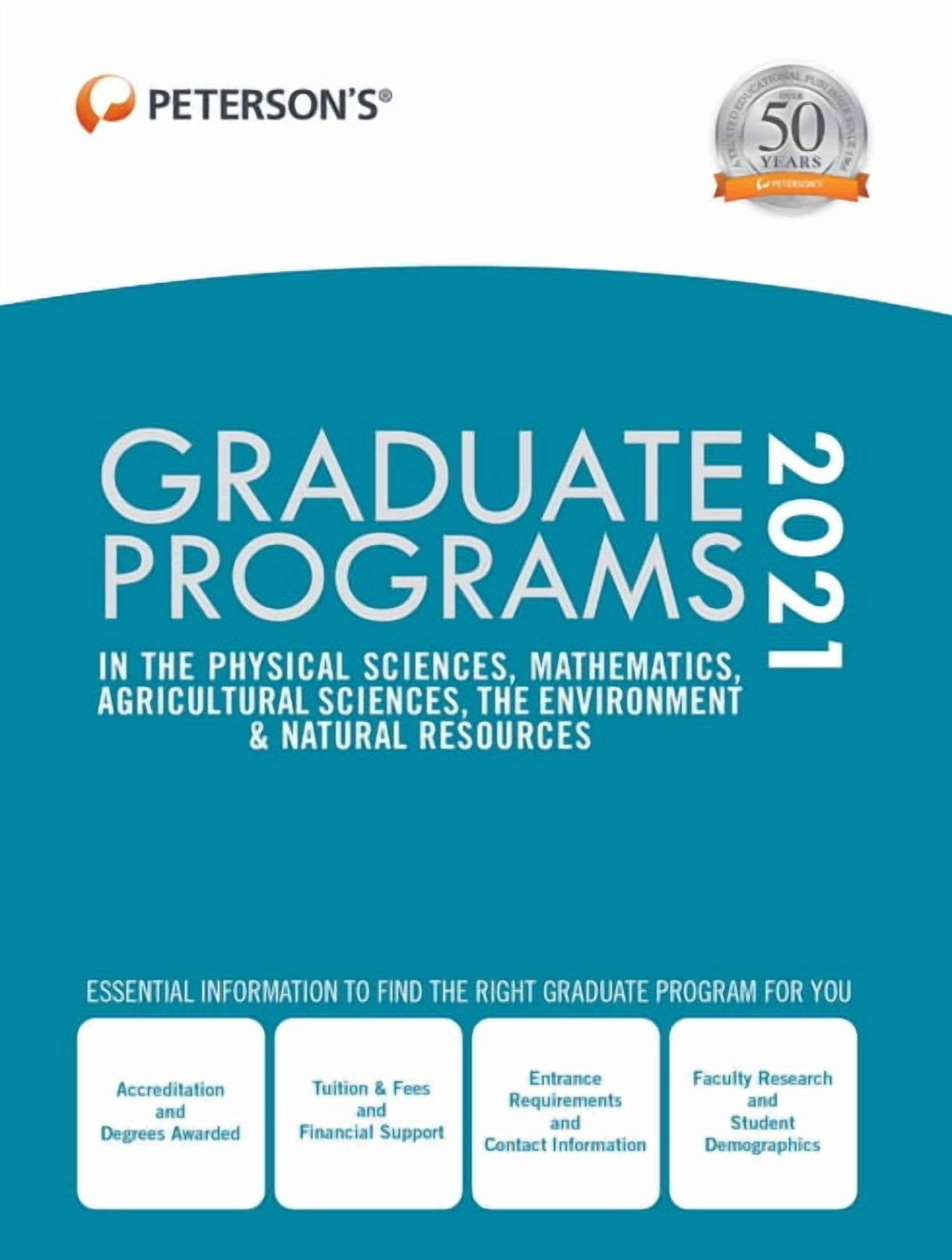 Graduate Programs in the Physical Sciences, Mathematics, Agricultural ...