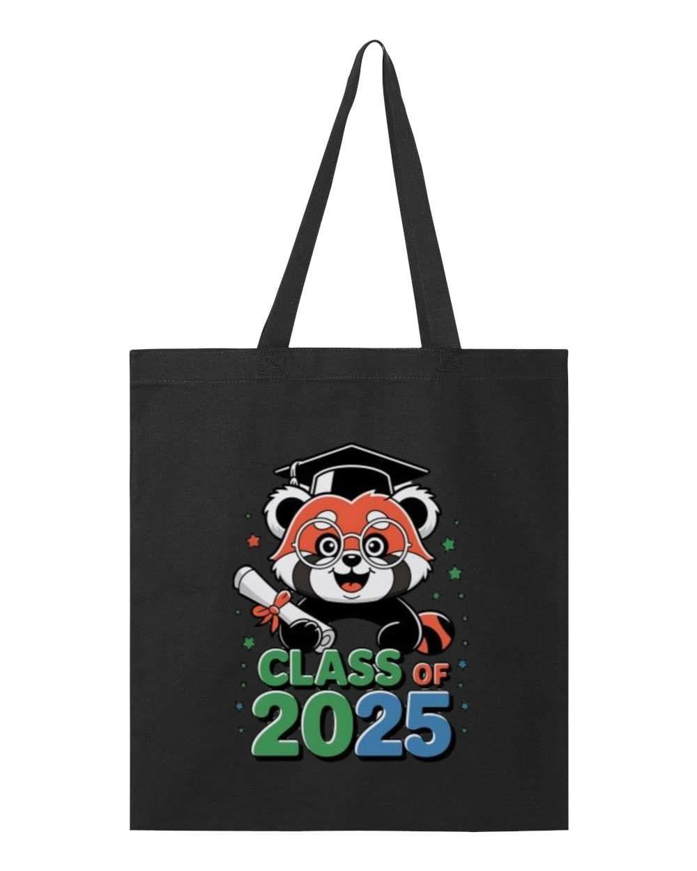 Graduate Red Panda 2025, Cute Kids Graduation, Animal Graphic Tote Bag ...