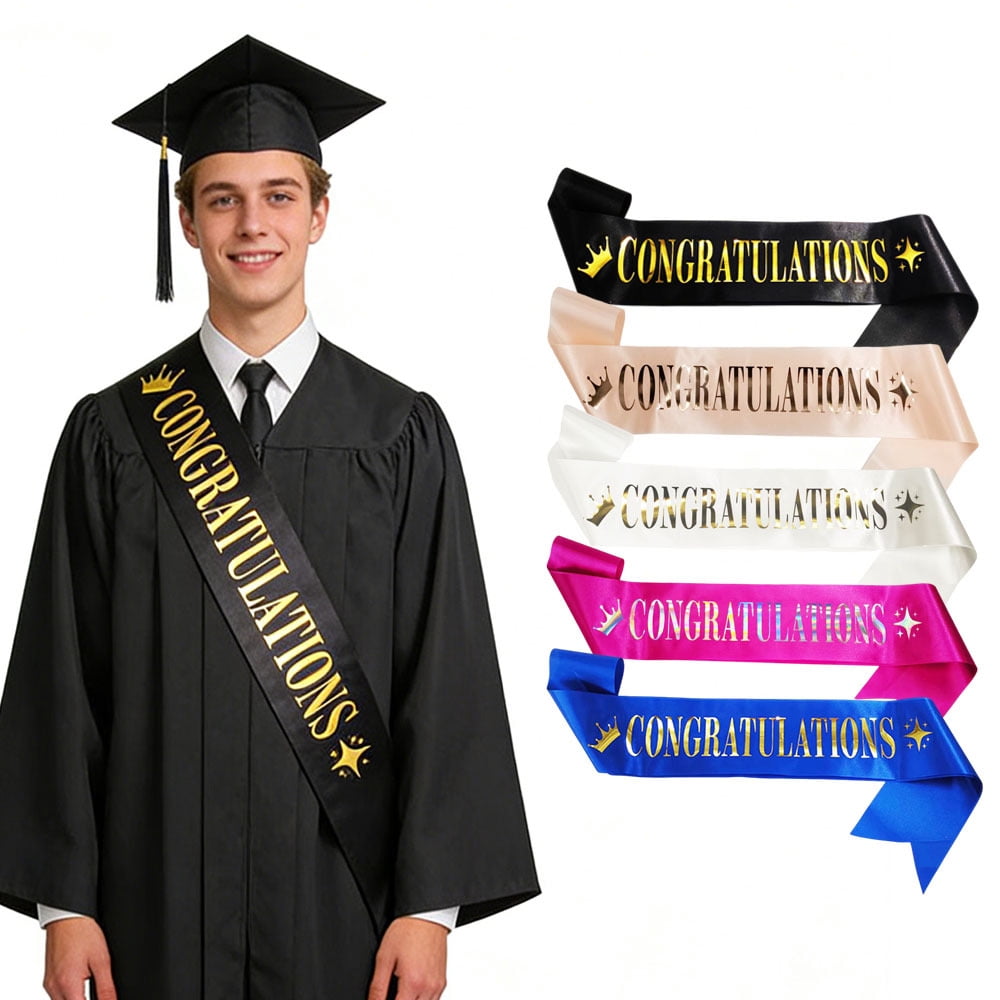 Graduation Robe Items Sashes Graduate Satin Sash Party Accessory Graduate Sash Class of 2026 Finally ...