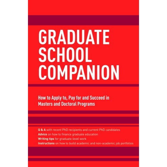 Pre-Owned Graduate School Companion (Paperback) 0375765743 9780375765742