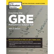 Graduate School Test Preparation Cracking the GRE Mathematics Subject Test, Paperback