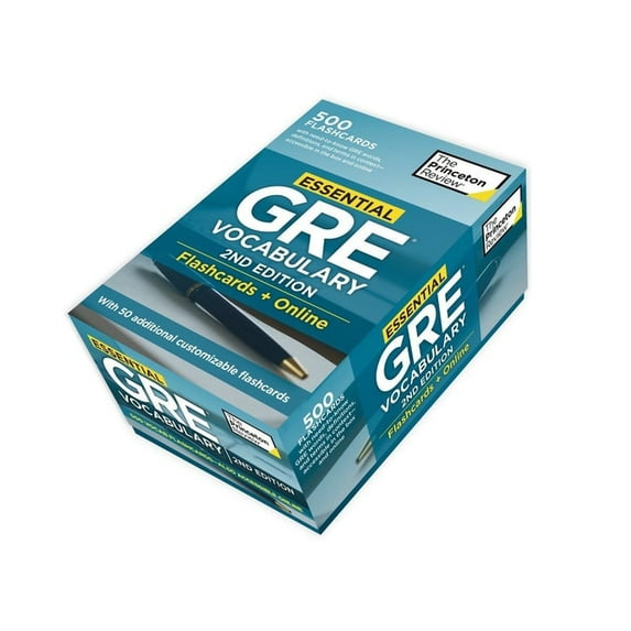 Graduate School Test Preparation: Essential GRE Vocabulary, 2nd Edition: Flashcards + Online : 500 Essential Vocabulary Words to Help Boost Your GRE Score (Cards)