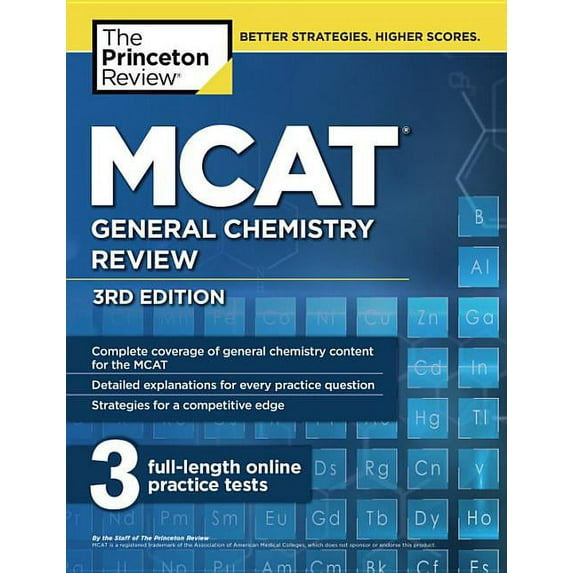 Graduate School Test Preparation: MCAT General Chemistry Review, 3rd Edition (Edition 3) (Paperback)