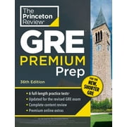 Graduate School Test Preparation Princeton Review GRE Premium Prep, 36th Edition 6 Practice Tests + Review & Techniques + Online Tools, Paperback