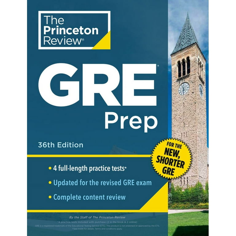 Graduate School Test Preparation: Princeton Review GRE Prep, 36th 