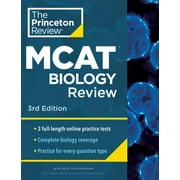 Graduate School Test Preparation Princeton Review MCAT Biology Review, 3rd Edition Complete Content Prep + Practice Tests, Paperback