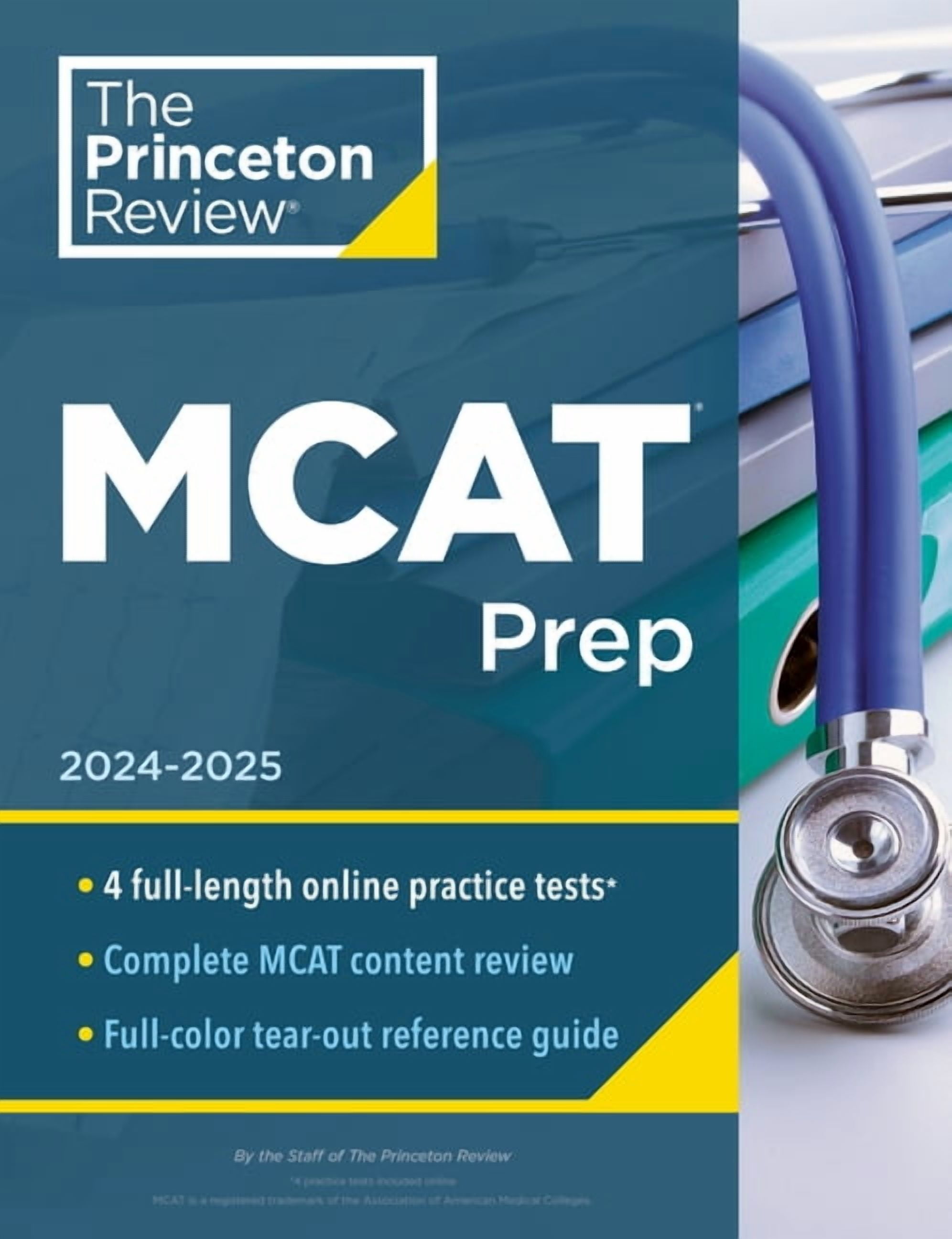Graduate School Test Preparation Princeton Review MCAT Prep, 2024-2025: 4 Practice Tests + Complete Content Coverage, (Paperback)